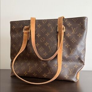 Louis Vuitton Dark Brown Monogram Tote